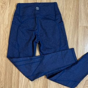 TYC Resilient heart booty leggings speckled blue